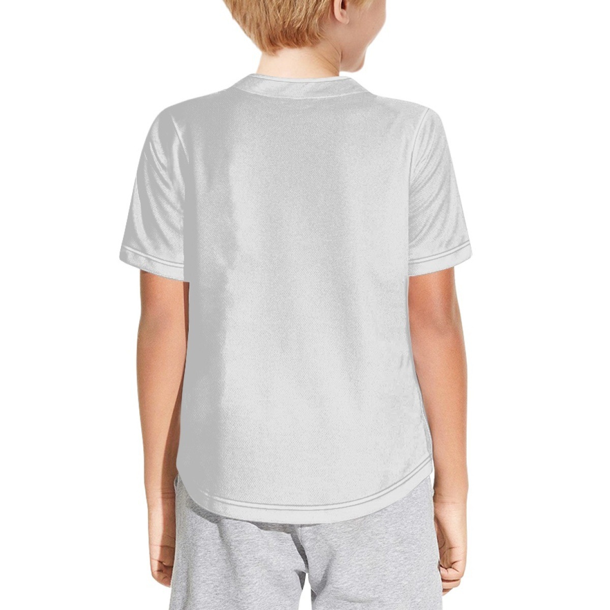 Una camiseta totalmente impresa, ropa para niños, ropa de secado rápido, ropa de entrenamiento, ropa de béisbol, deportes al aire libre, trajes de fitness, estación independiente