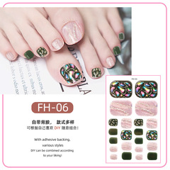 2023 New Collection: Edgy European & American Style Nail Stickers & Foot Decals—Summer 3D Gold Foil Glittering Powder Designs for Full Nail Coverage