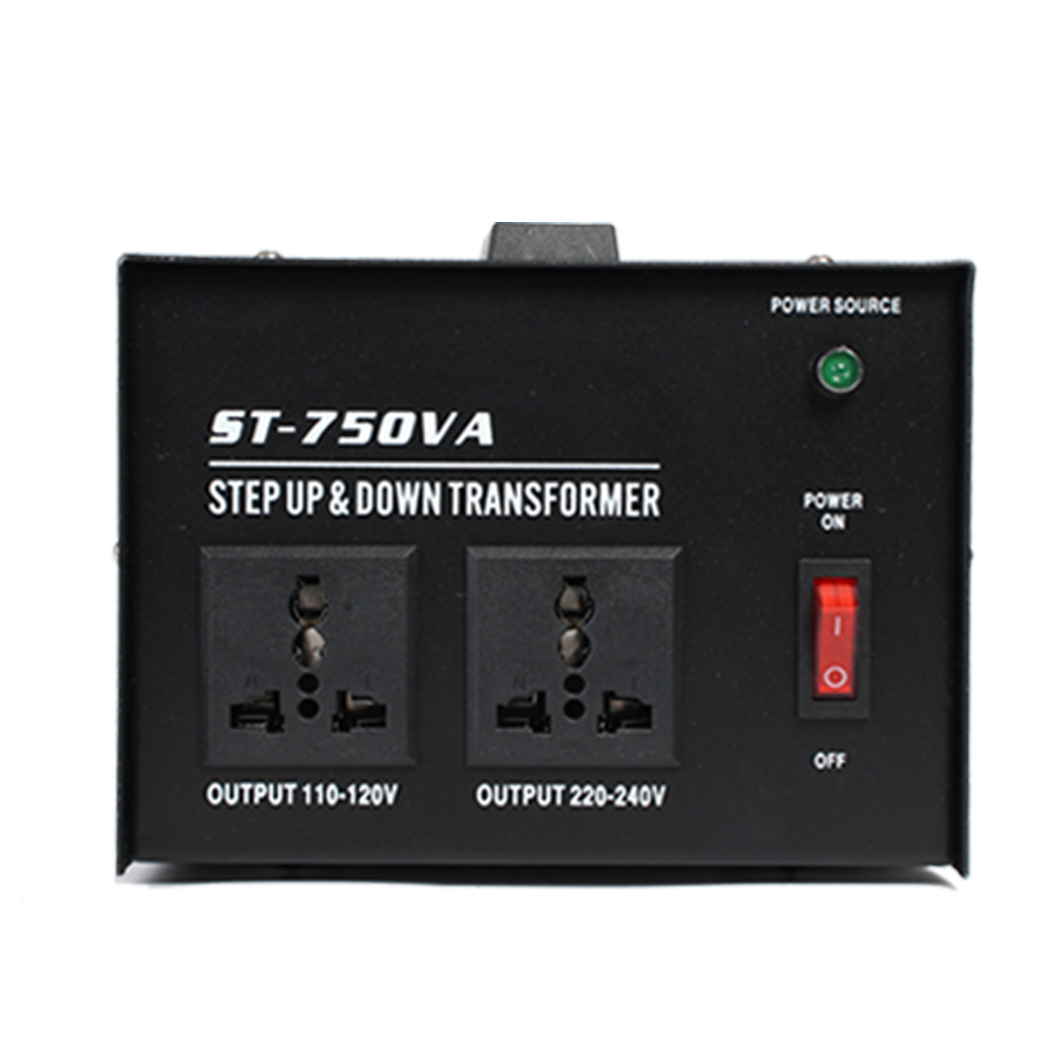 전원 코드 플러그가 ST-750VA 점에 유의하십시오