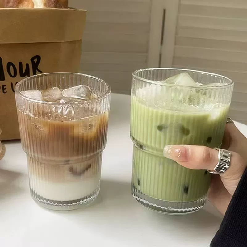High quality coffee straw with glass, American style