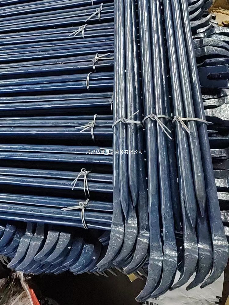 1.5米羊角撬棍撬杠铁路道钉起子钢钎道起子撬棒起钉器多功能撬棍