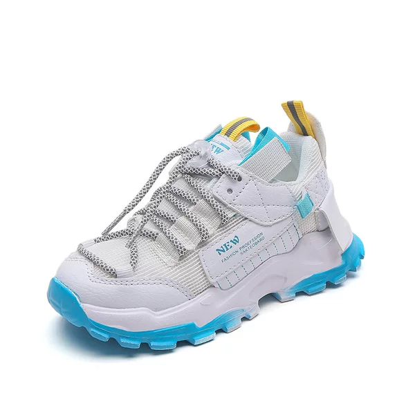 2021 Spring Boys Sports Shoes Casual Soft Bottom Breathable Running Shoes Girls Comfortable Torre Shoes