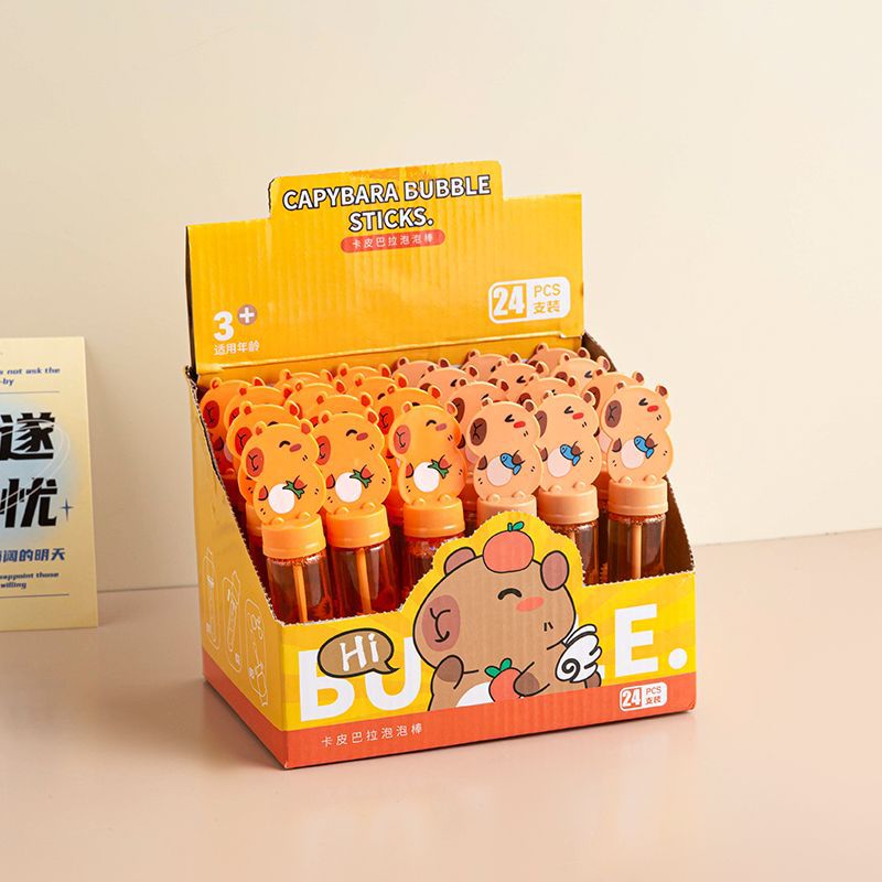 Capybara Bubble Wand with Water for Children to Blow Bubbles, Bubble Water Wholesale, Street Stalls, Kindergarten Gifts