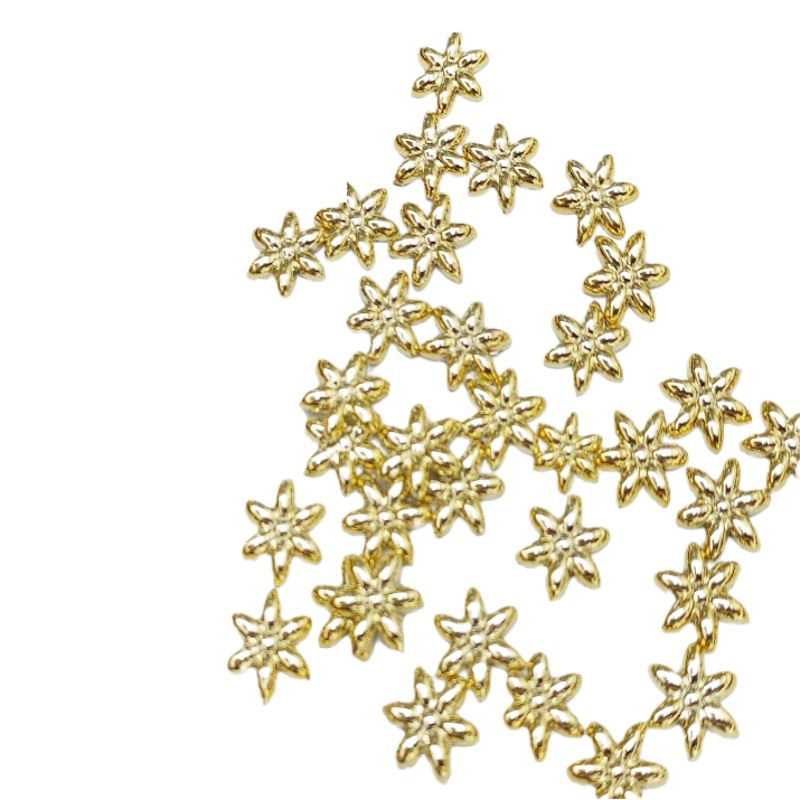 Summer Shoe Flower Shoe Buckle Sandals Flower Jewelry Accessories Color-Preserving Gold Sterling Silver 2024 Adhesive Material Anklet