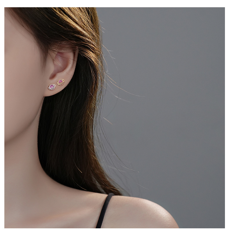 2g Weight 925 Sterling Silver Ear Needle Material 1 Piece 925 Sterling Silver 925 Sterling Silver Earrings Sun Star Moon Small Stud Earrings
