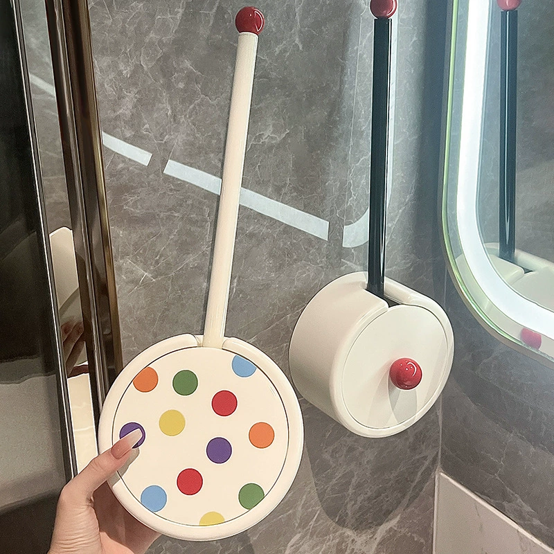 Бытовая щетка для унитаза без тупиков, настенная щетка для унитаза для ванной комнаты, набор щеток для чистки, новый стиль 2024