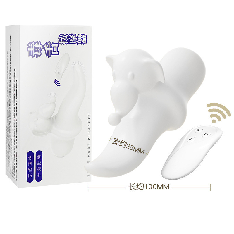 Ji Xiang hombres y mujeres usan dedo pene Tomahawk prepucio anillo bloqueo Lobo diente manga prepucio gel vibrante anillo dedo manga