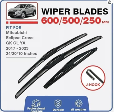 Suitable for Outlander Mitsubishi Eclipse Cross Gk Gl Ya 2017-2023 Wipers (Wiper) - eclipse-cross-gk-gl-ya-2017-2023-242010