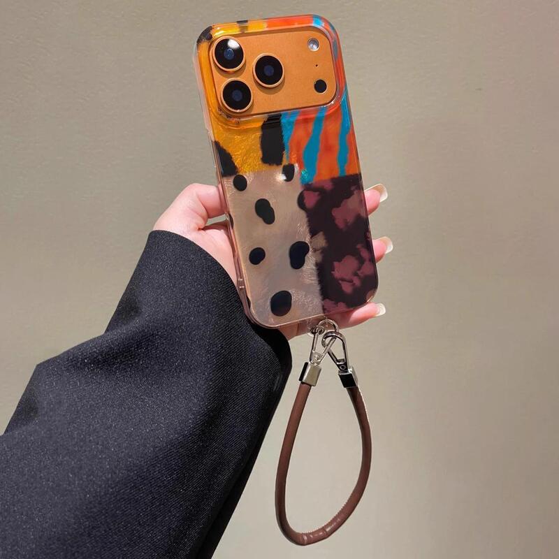 Suitable for Apple 17Promax New Autumn and Winter Mobile Phone Case Niche High-End Iphone17 with Lanyard 16Pro Super Nice Leopard Print 15Pro All-Inclusive Anti-Fall 14 Shell Silicone Protective Cover Suitable for Apple 17Promax New Autumn and Winter Mobile Phone Case Niche High-End Iphone17 with Lanyard 16Pro Super Nice Leopard Print 15Pro All-Inclusive Anti-Fall 14 Shell Silicone Protective Cover