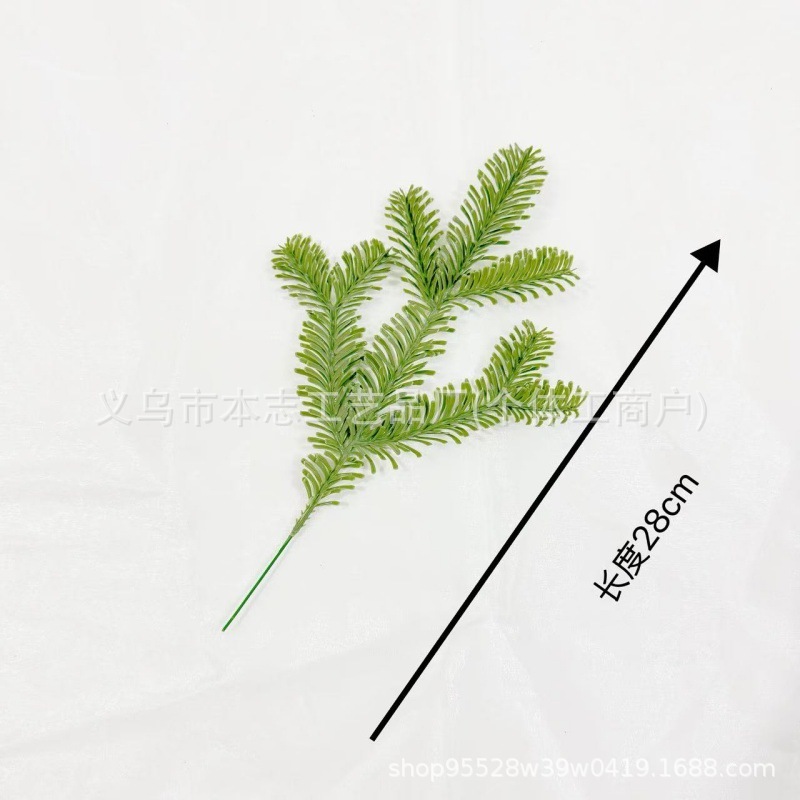 亚马逊 仿真绿植松针圣诞树 人造PE塑料客厅植物墙布局装饰配件|undefined