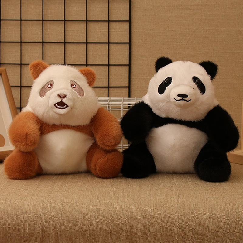 可爱熊猫公仔毛绒玩具七仔玩偶抓机娃娃大熊猫吉祥物旅游景区纪念
