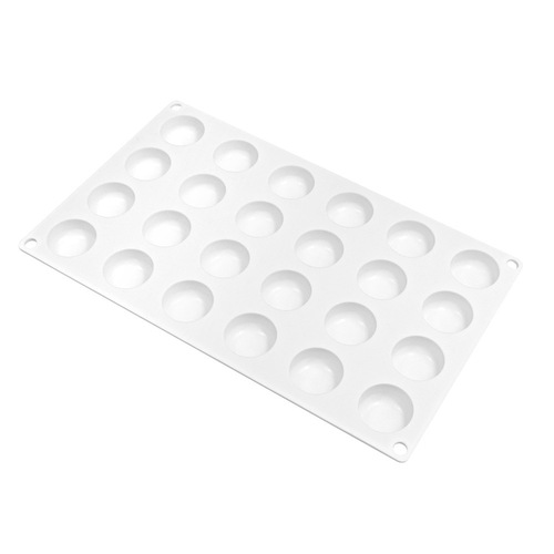 Yigao 8-company oblate mousse cake mold collection 24-company round chocolate silicone mold DIY baking tools