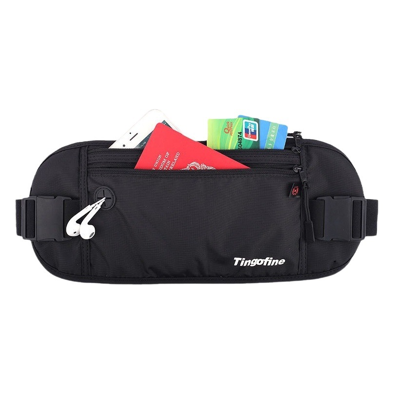 Weiqiang al aire libre antirrobo invisible teléfono móvil bolso de la cintura bolsa de pasaporte multifuncional bolsa de identificación deportes corriendo bolsa de cuerpo