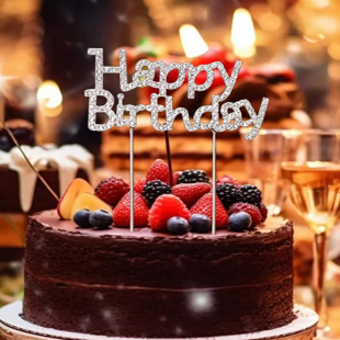 ��Ʒ�羳ins�L�Ͻ�ˮ��ʯ���տ옷Happy Bithday������Ʒ�b�Ʒ