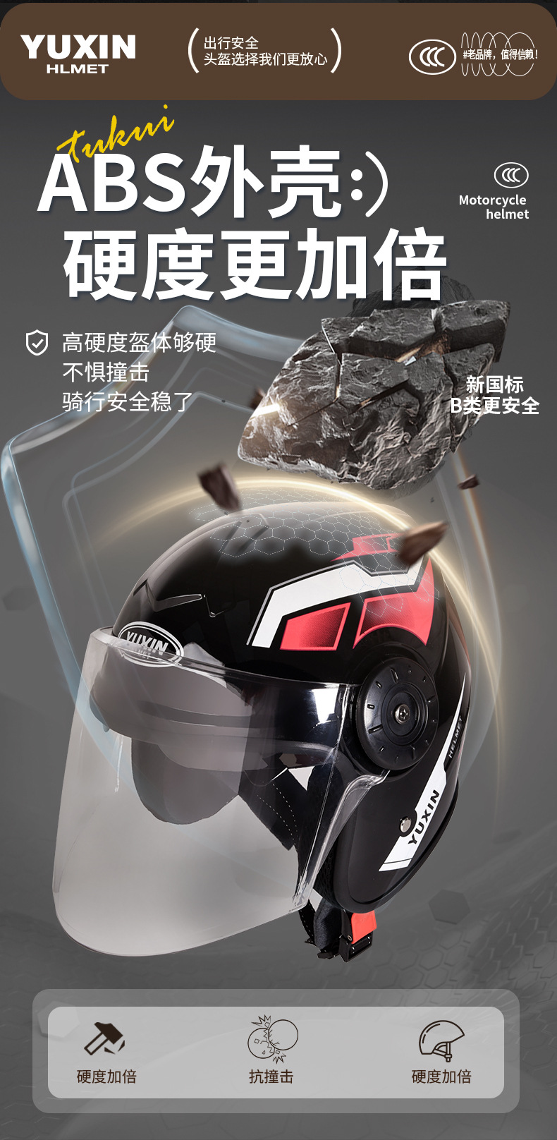 3C Certified Dual-Mirror Electric Motorcycle Helmet for Women and Men, Half Helmet for Electric Scooters, Safety Helmet for Electric Vehicles