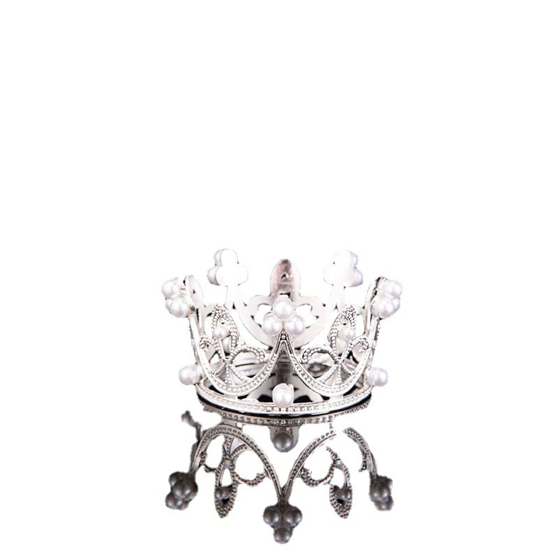 Фабричная оптовая продажа торт Crown Queen Birthday Bakery Выпеченная жемчужная мандариновая корона Корона украшение торта