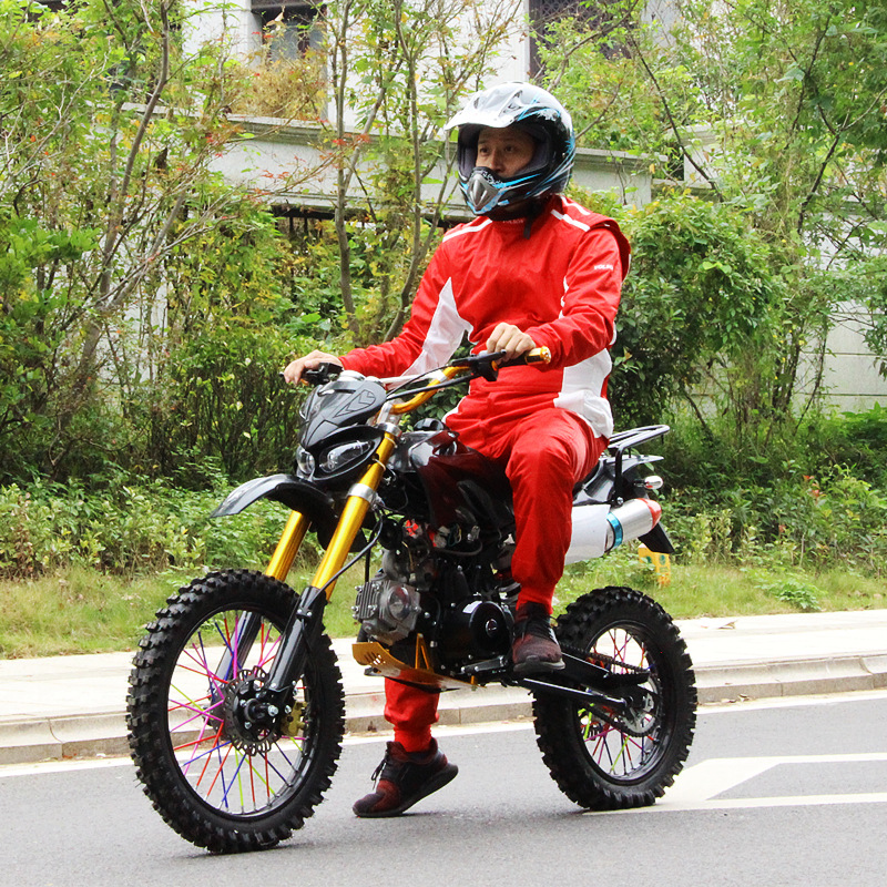 Motocicleta todoterreno de dos ruedas 125CC vehículo completo de gasolina adulto bicicleta de montaña todo terreno carrera de carretera