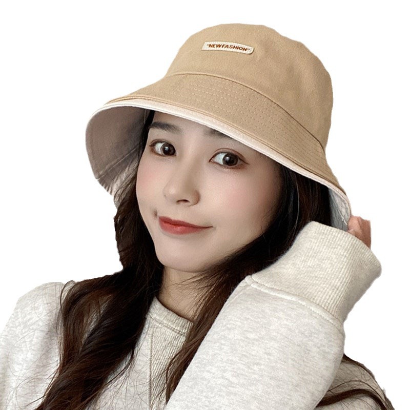 Sombrero de pescador para mujer primavera y otoño protección solar 2023 nuevo sombrero de Sol de verano circunferencia de la cabeza grande moda UV para mujer