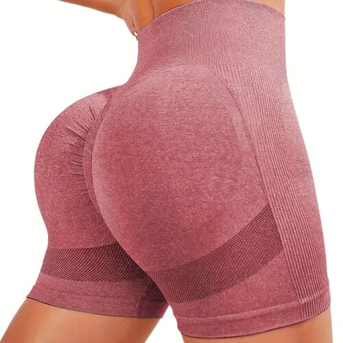 European and American buttocks yoga shorts three-quarter pants high waist abdominal tightening pants outerwear yoga pants women's running sports fitness shorts 