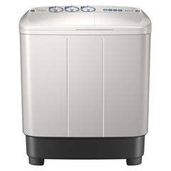 Midea/美的 MP8DS136大容量半自动家用租房双桶双缸波轮洗衣机8kg