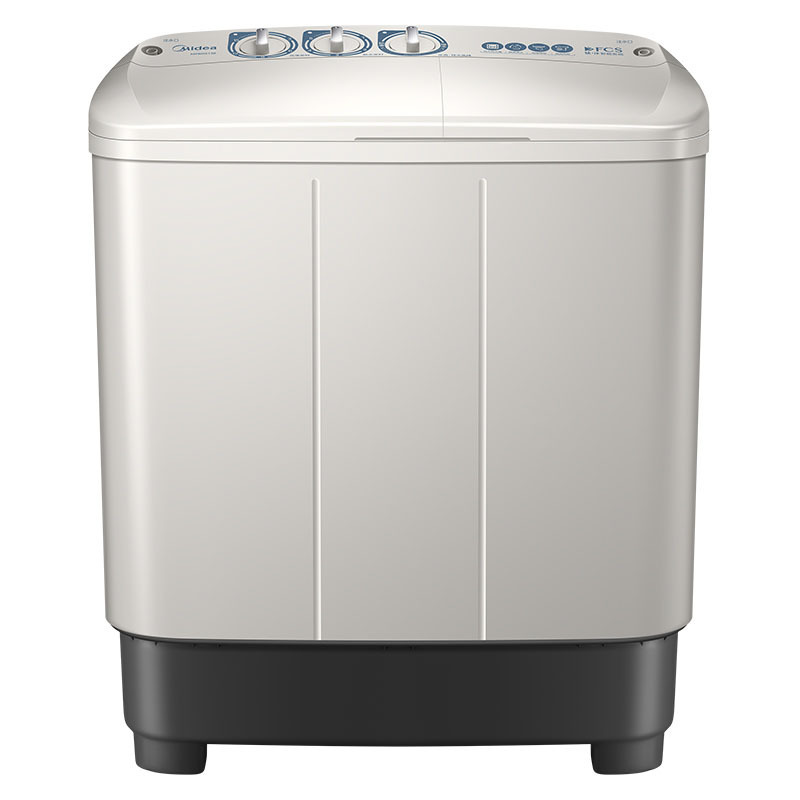 Midea/美的 MP8DS136大容量半自动家用租房双桶双缸波轮洗衣机8kg|undefined