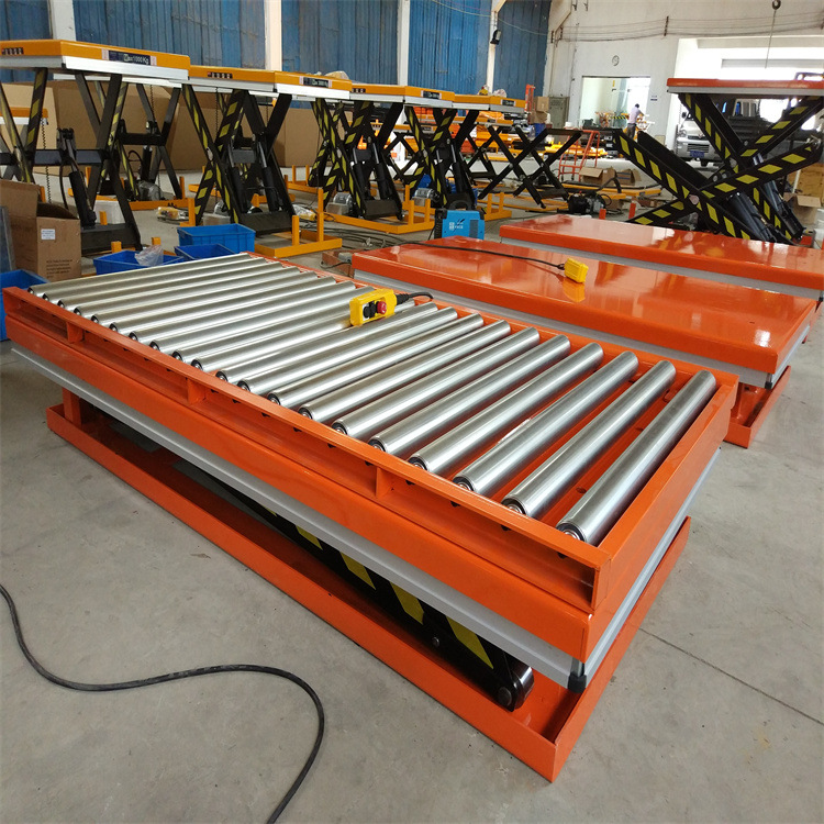 小型仓库 搬运固定剪叉式 简易液压升降机 电动剪刀式升降平台