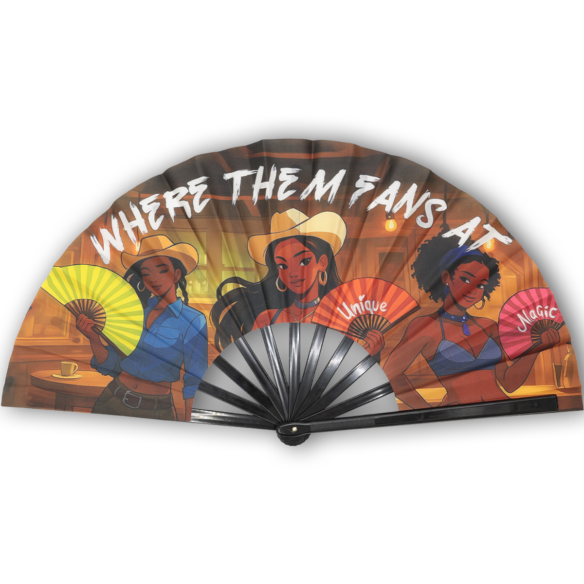 Ventilador plegable de 33cm de kung fu, donde los fansat danza, fiesta, festival de música, suministro plegable