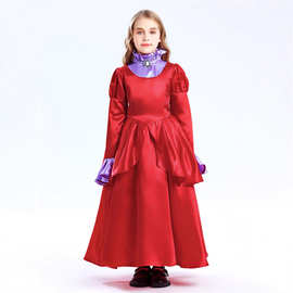 万圣节欧美辛德瑞拉cos灰姑娘继母姐姐角色扮演舞台演出服公主裙