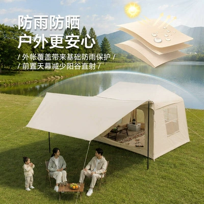 Tent with Silver-Coated Fabric, No Assembly – Avtomobil dam çadırları