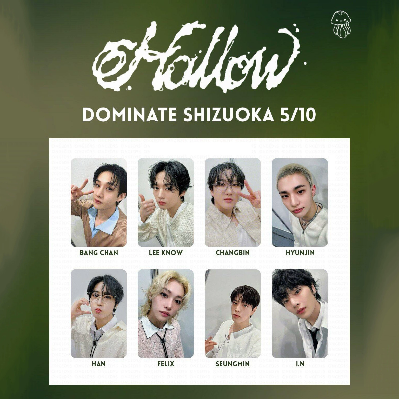 Стейкрайски즈 японский специальный SKZ «Hollow» лимитированная фотокарта Шизуока Хуансюаньчень Ли Лонгфу Фанцан