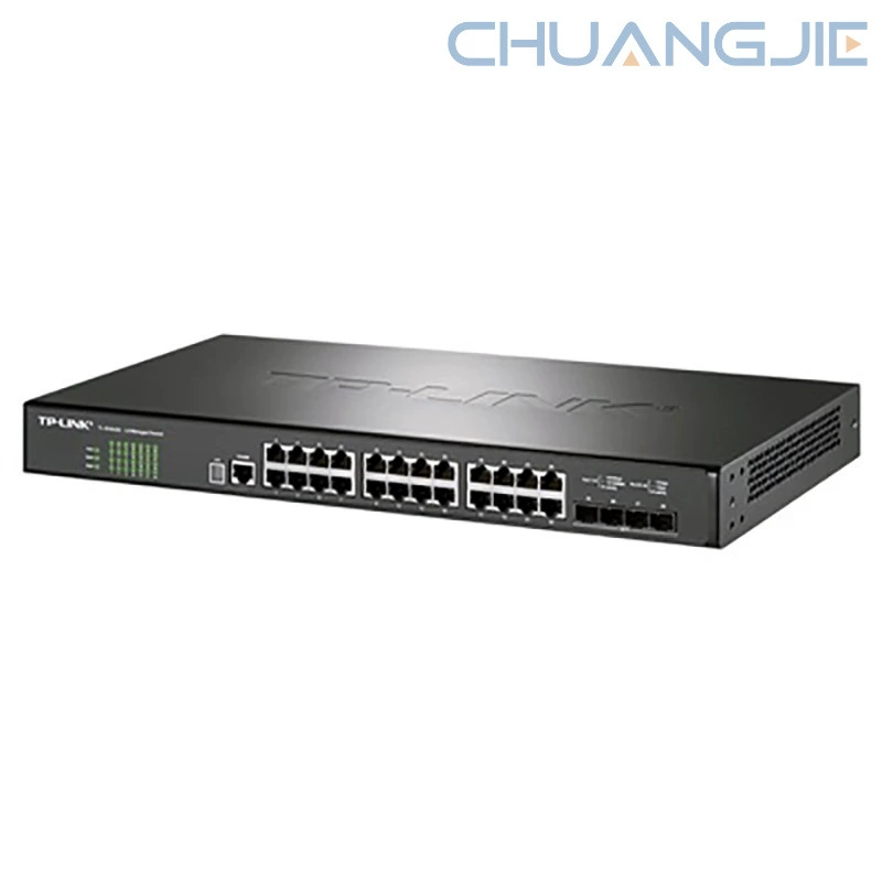 TP-LINK TL-SH6428 10 Gigabit uplink stacking three-layer network management switch/24GE+4SFP+