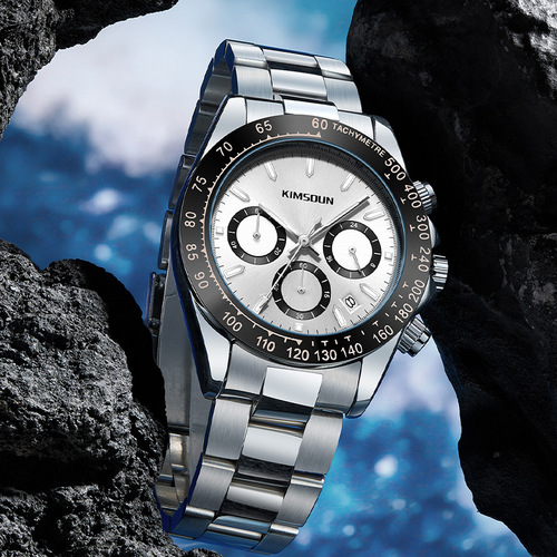 Cross-border Kingston brand watch multi-functional sports watch new waterproof men's watch wholesale quartz watch