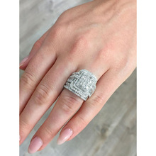 A 42634 Rhinestone exaggerated women ring set ˮ�����Ůʽ��