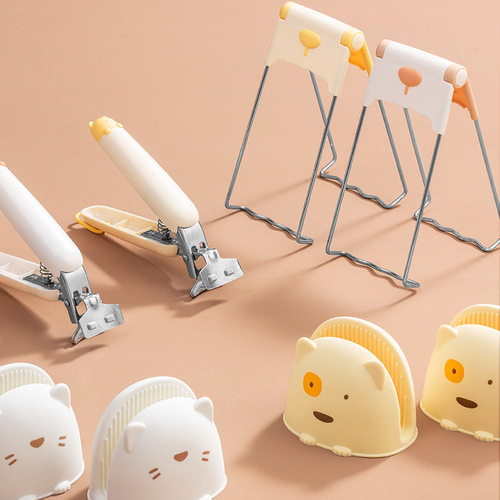 Anti-scalding plate clamp, heat-insulating clamp, home kitchen clamp, three-piece set, non-slip casserole clamp, baking tool