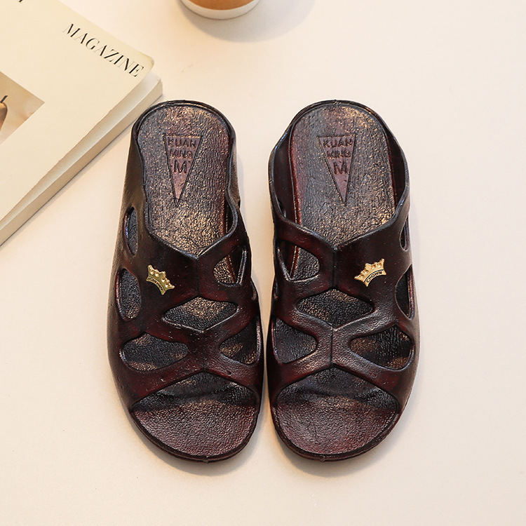 Taiwanese Slippers for Women, Middle-Aged and Elderly Mothers, Grandma Shoes, Soft-Soled Rubber Sandals, Guanming Slippers Taiwanese Slippers for Women, Middle-Aged and Elderly Mothers, Grandma Shoes, Soft-Soled Rubber Sandals, Guanming Slippers