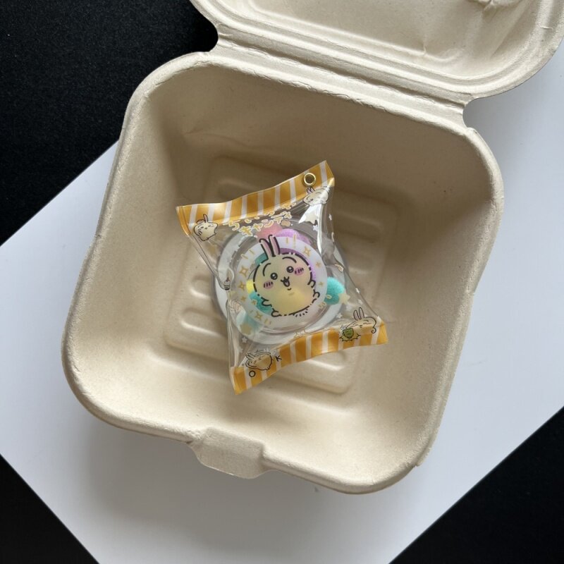 Ji Yi Ka Wa Little Furry Ball Candy Bag 3D Magnetic Stand Airbag Foldable Phone Case Universal Cartoon Dopamine