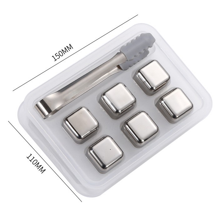 6 실리콘 아이스 클립 저장 상자