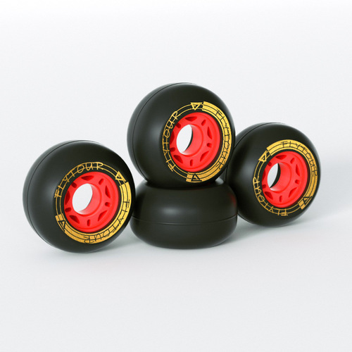 Stephanie arc wheel FL wheel OG battleship drift skateboard wheel small fish board longboard skateboard 82APU drift skateboard wheel