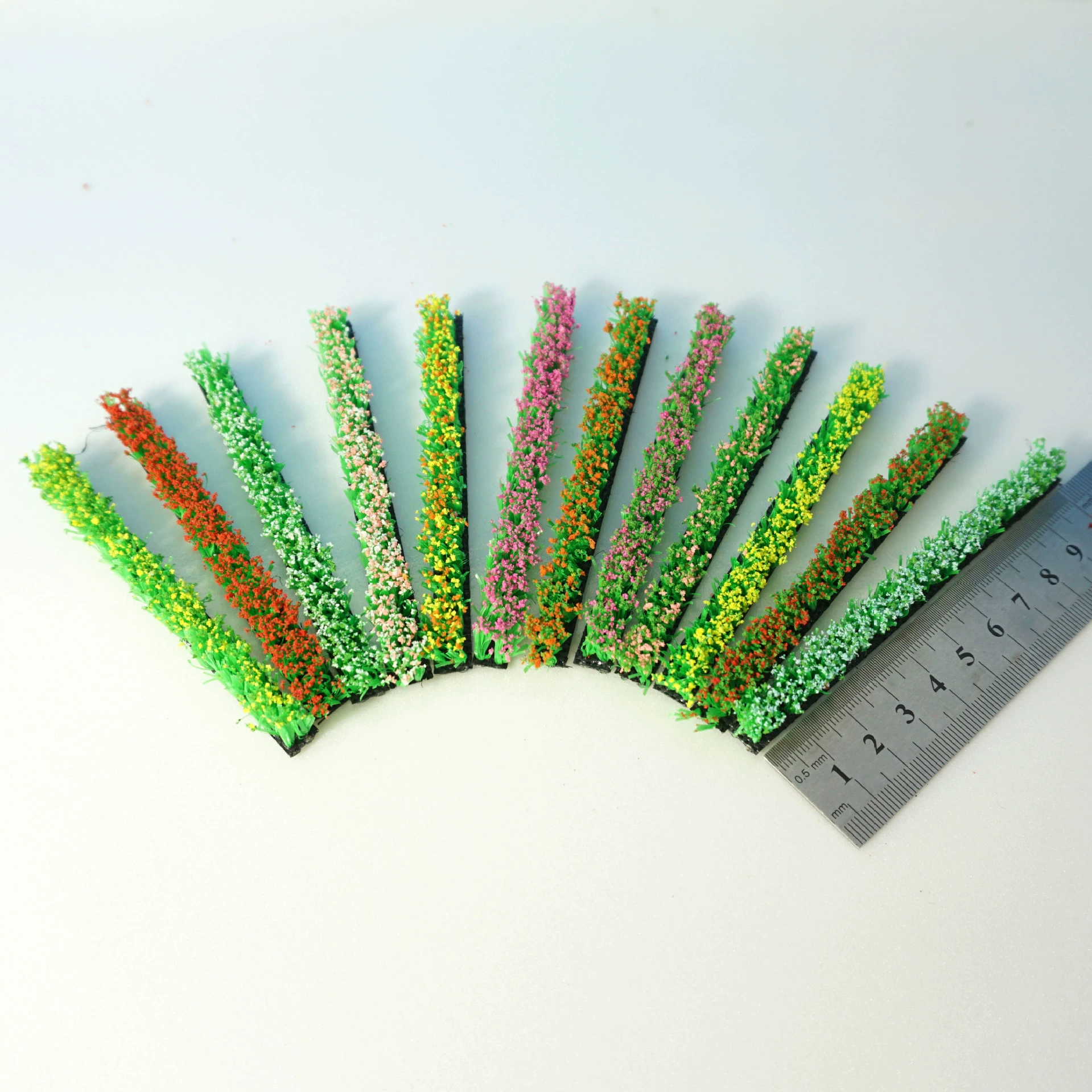 Моделирование мини цветок трава кустарник трава DIY моделирование газон декоративный материал аксессуары цвет кустарник полосы