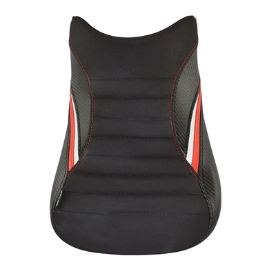 Motorcycle cushion – Rear Hump - highlight-front-seat-cushion-red