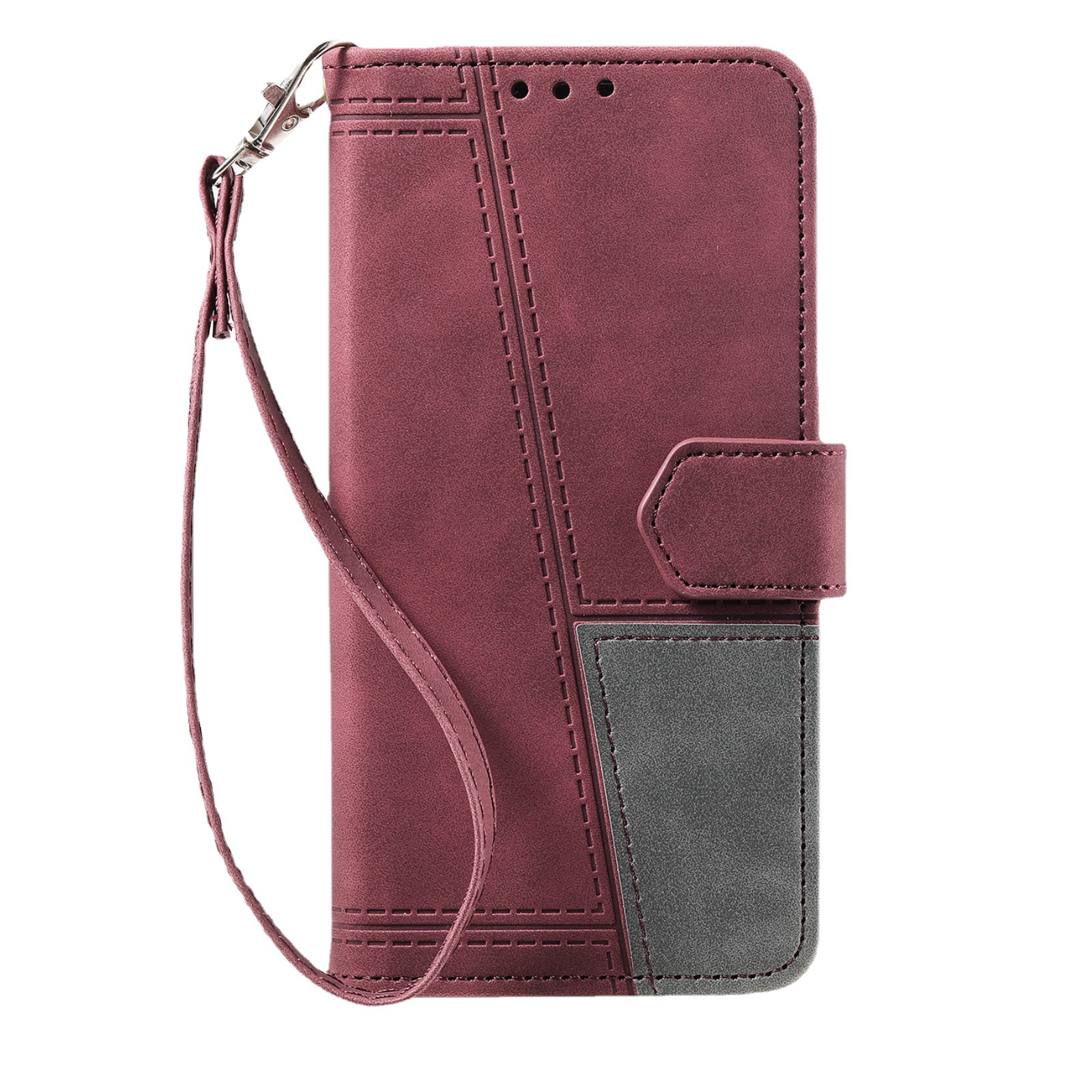 Phone Wallet Case For Iphone And Samsung With Card Holder Stand_voghion.com