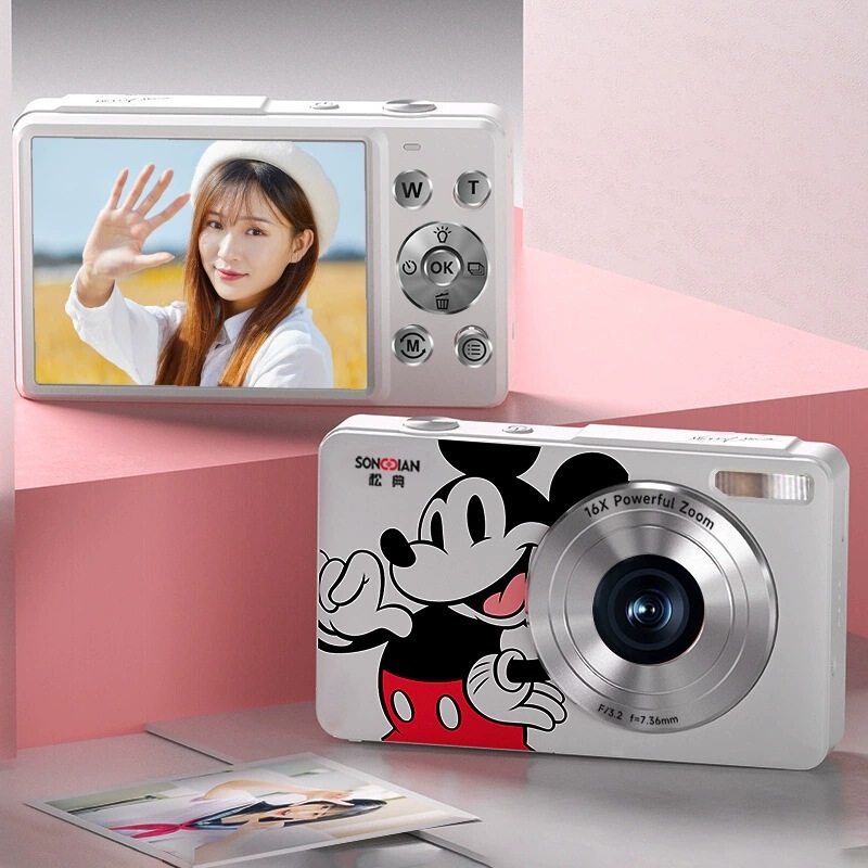 Cross-Border Retro Digital Camera High-Definition Student Campus Girls Special Portable Travel Multi-Filter Card Camera