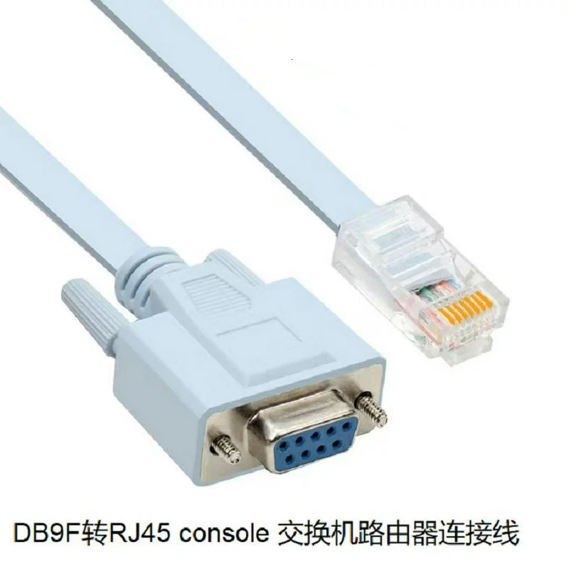 Переходник Db9 к RJ45 к RS232 сетевой порт публичный к женскому консолевому кабелю маршрутизатор Cisco 1.5 м