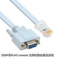 Переходник Db9 к RJ45 к RS232 сетевой порт публичный к женскому консолевому кабелю маршрутизатор Cisco 1.5 м