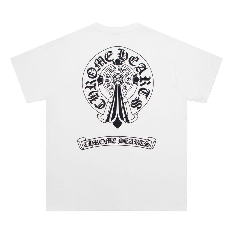 クロムハーツ カラークロスプリント半袖Tシャツ 男女兼用 25クロスボーダー 正規版|undefined
