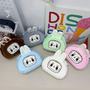 Bubble Mat Labu Doll Plush Cartoon Shoulder Labubu Bag Girls' Cross-border Gift Crossbody Mat
