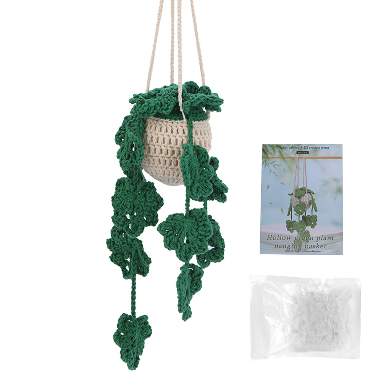 큰 녹색 중공 교수형 바구니