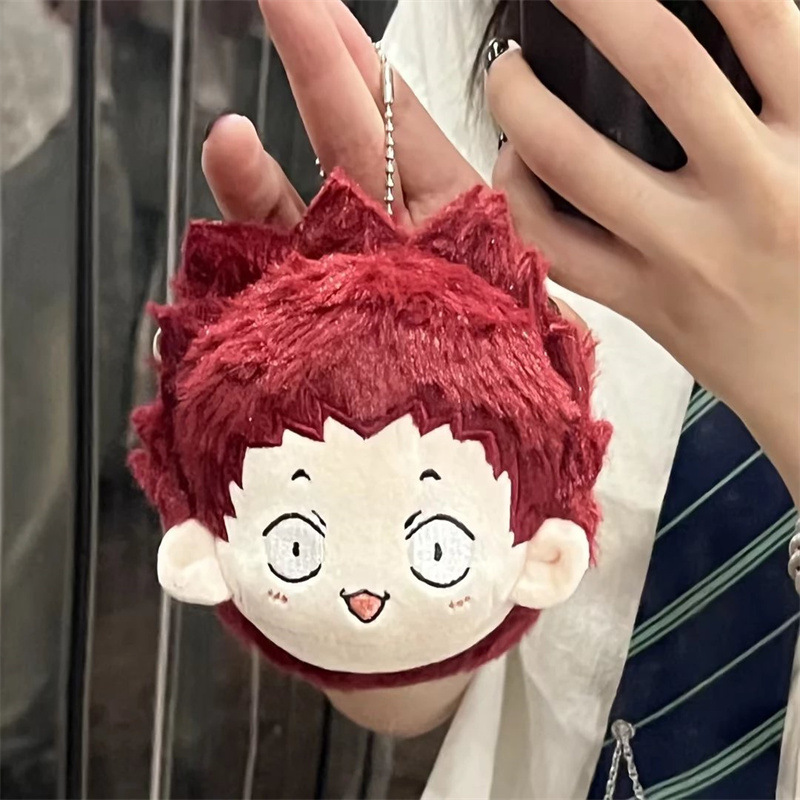 Voleibol, animación juvenil, juguetes de peluche periféricos, exhibición de cómics, muñecos colgantes, muñecos japoneses, bolas de masa de cabeza grande al por mayor