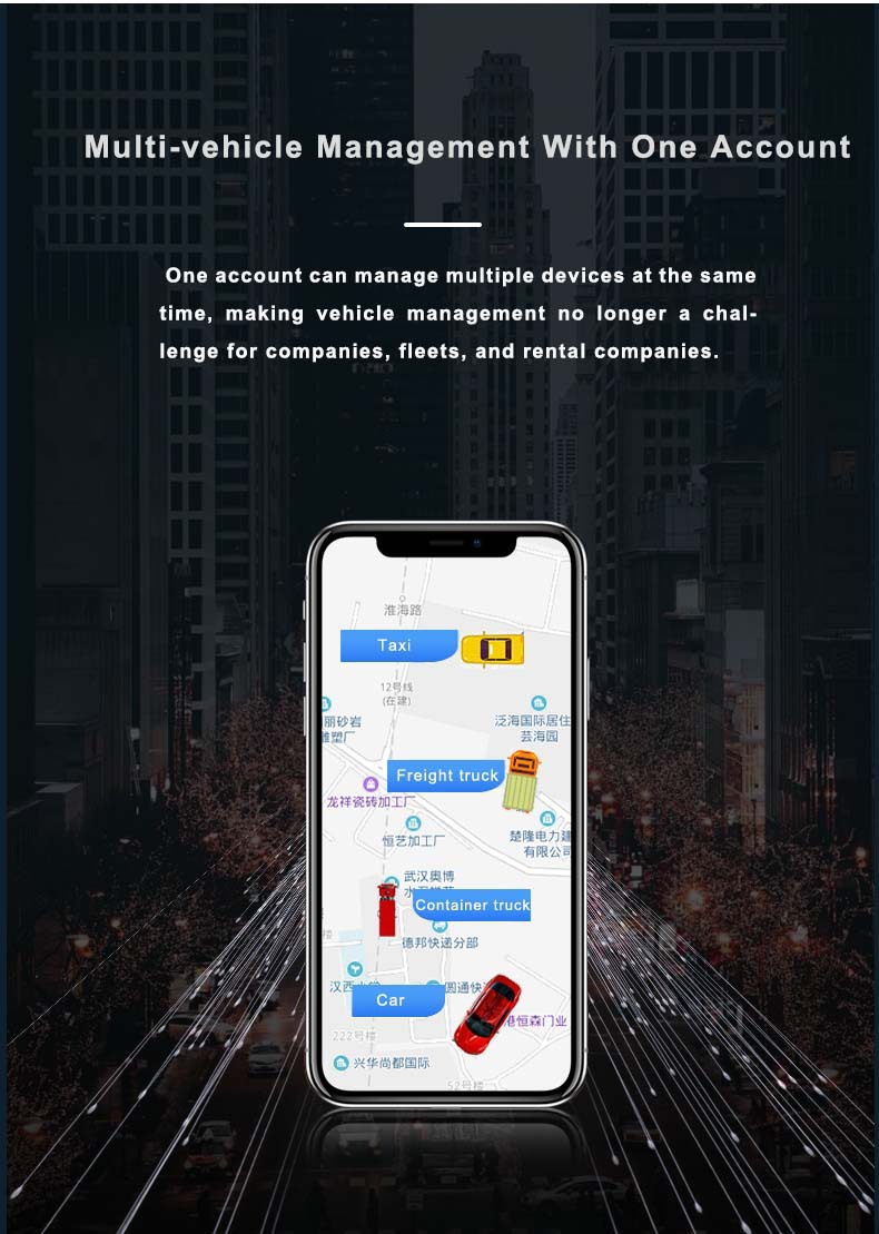 Tk918 2g Gps Locator Car Alarm Car Tracker 2W Mah Electric