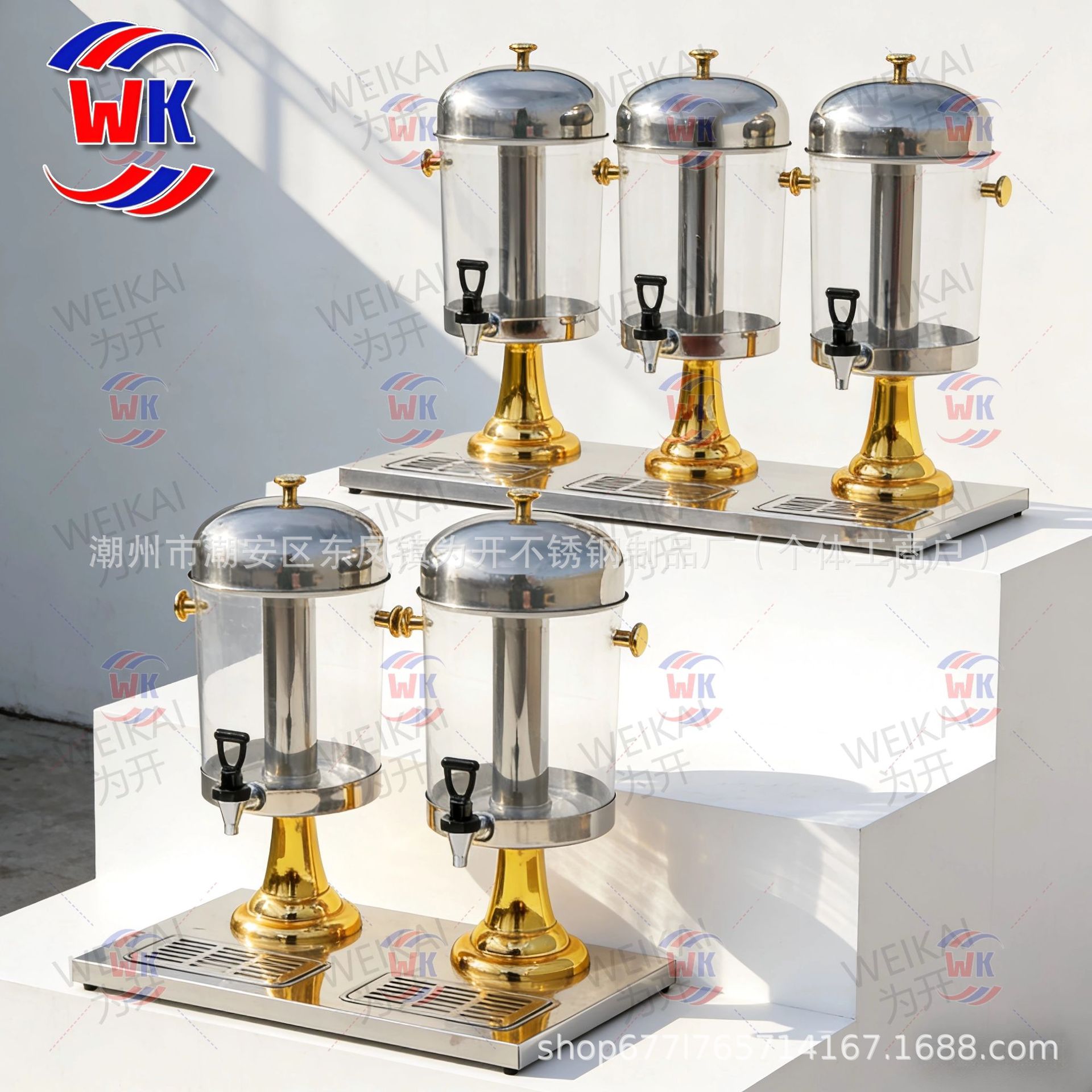 Hotel de acero inoxidable Dingxi comida helada de tres extremos, doble y comercial 8l máquina de bebida de barril de jugo de autoservicio máquina de bebida fría
